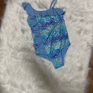 Girl justice mermaid swimsuit one piece size 10